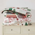 thumbnail image 6 of Christmas Quilt Set - Lightweight, Soft, Seasonal - 3-Piece Reversible Holiday Bedding Set (Twin / Twin XL, Jolly Spirit), 6 of 6