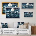 thumbnail image 4 of Designart "Minimalism Winter Mountains IV" Minimalism Landscape Canvas Art Print, 4 of 5