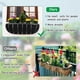 thumbnail image 5 of 3 Piezas Forros para Maceteros de Fieltro Cajas Ventana Tela 30 Pulgadas Forro Planta Colgante No Tejido Negro Repuesto, 5 of 8