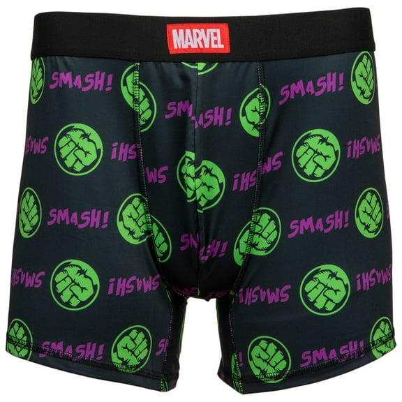 Incredible Hulk 798974-xlarge-40-42 Incredible Hulk Fist Smash Mens Underwear Boxer Briefs - Extra Large 40-42