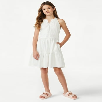 Free Assembly Girls Tiered Halter Dress, Sizes 4-18