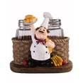 thumbnail image 1 of Fat Chef Resin Decorative Wine Bottle Holder Rack, French Chef Figurine Cook with Fruit Tray Container, for Kitchen Wine Cellar Hosting Table Decor Piece (B), 1 of 5