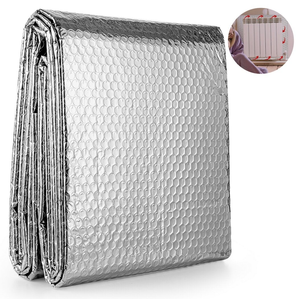 Bubble Insulation Foil, 5m×60cm Radiator Reflector Panel, Heat