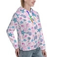 thumbnail image 6 of Kdxio Sea Shells 3 Print Womens Oversized Hoodies Sweatshirts Hooded Pullover Tops Sweaters Casual-Medium, 6 of 7