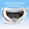 thumbnail image 4 of Generic Brand VR Glasses Silicone Mask for Meta Quest3s, Anti-Sweat Face Cushion, Light Leakage Prevention, Enhanced Immersion, Comfortable Skin-Friendly Replacement Pad, Black, 4 of 8