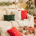 thumbnail image 4 of DR Christmas Decorations Embroidered Cushion Home Decor PIllows Christmas Decorations Throw Pillow 45*45CM 6, 4 of 4