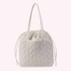 thumbnail image 3 of Bolso Mano Acolchado Informal para Mujer Bolso Hombro Acolchado Bolso Suave para Citas Diarias (blanco), 3 of 9