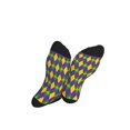 thumbnail image 5 of Disketp Mardi Gras Unisex Mid-Calf Socks Lightweight Breathable Ventilation Ankle Socks, 5 of 7