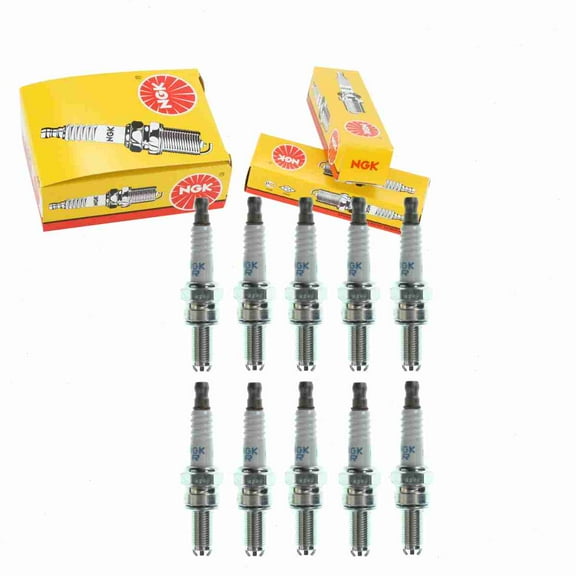 10 pc NGK 4455 Standard Spark Plugs for 759874 829981 8560146 MIU13363 UR6DE Ignition Wire Secondary