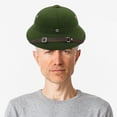 thumbnail image 5 of Jiibva Pith Helmet Hat Green, Pith Explorer Hat Sun Hat for Men, 5 of 7