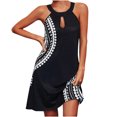 thumbnail image 1 of Birdeem Robe d'Été Décontractée Mode à Col Suspendu Sans Manches pour Femmes, 1 of 7