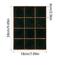thumbnail image 3 of Adornos Navideños Flocados de 6 Cm, 12 Bolas de Terciopelo Oscuro con Cuerda para Colgar | Decoraciones Navideñas de Plástico Duradero | Decoración Navideña Multiusos para Árboles, Puertas, Paredes y, 3 of 6