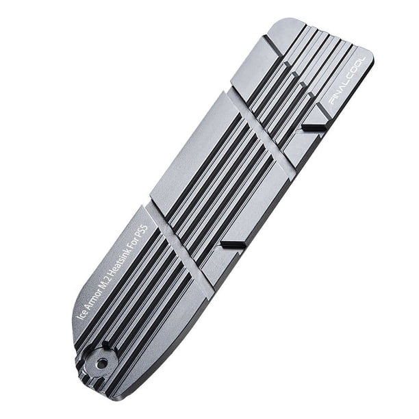 Disipador térmico de metal M.2 2 SSD con almohadillas a prueba de polvo para ranura de expansión PS5 2280