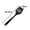 Black, variant on Unique Bargains Silicone Turner 4 Pieces Heat Resistant Non Stick Turner Red