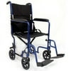 Karman LT-2019 19 pounds Aluminum Lightweight Transport Chair, Blue