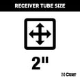 thumbnail image 6 of Curt 13510 Rear Hitch Class III Sq Tube 2 Inch Receiver 3500 lb Weight Capacity, 6 of 7