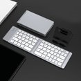 thumbnail image 4 of Teclado inalámbrico plegable, ratón, 3 modos, teclado portátil, tableta, soporte para teléfono, 2,4G, 4 of 6