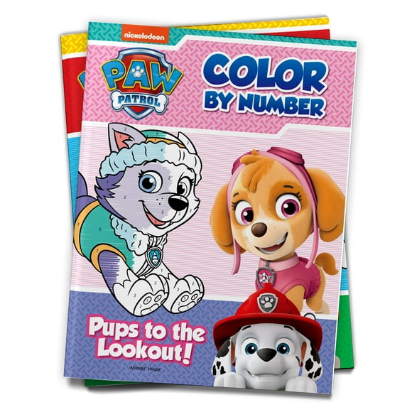 Pups To The Lookout: Paw Patrol, Color By Number Activity Book