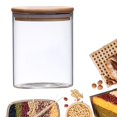 thumbnail image 3 of de con bambú sellada, de almacenamiento de alimentos, herramienta de cocina, lata sellada apilable para - El 10x12cm 10x12cm 750ml, 3 of 7