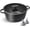 Black Sesame, variant on Ceramic Nonstick Stock Pot with Silicone Rim Glass Lid, 4.5/7QT Soup Pot Casserole, Cooking Pot, Induction Compatible, Dishwasher Safe, Ideal for Pasta & Stews, Coconut White