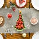 thumbnail image 4 of Camino de mesa con diseño de copos de nieve y árbol de Navidad para iglesia, decoración para mesa de cocina con lazo, para exteriores, fiestas en casa, 13 x 72 pulgadas, 4 of 5