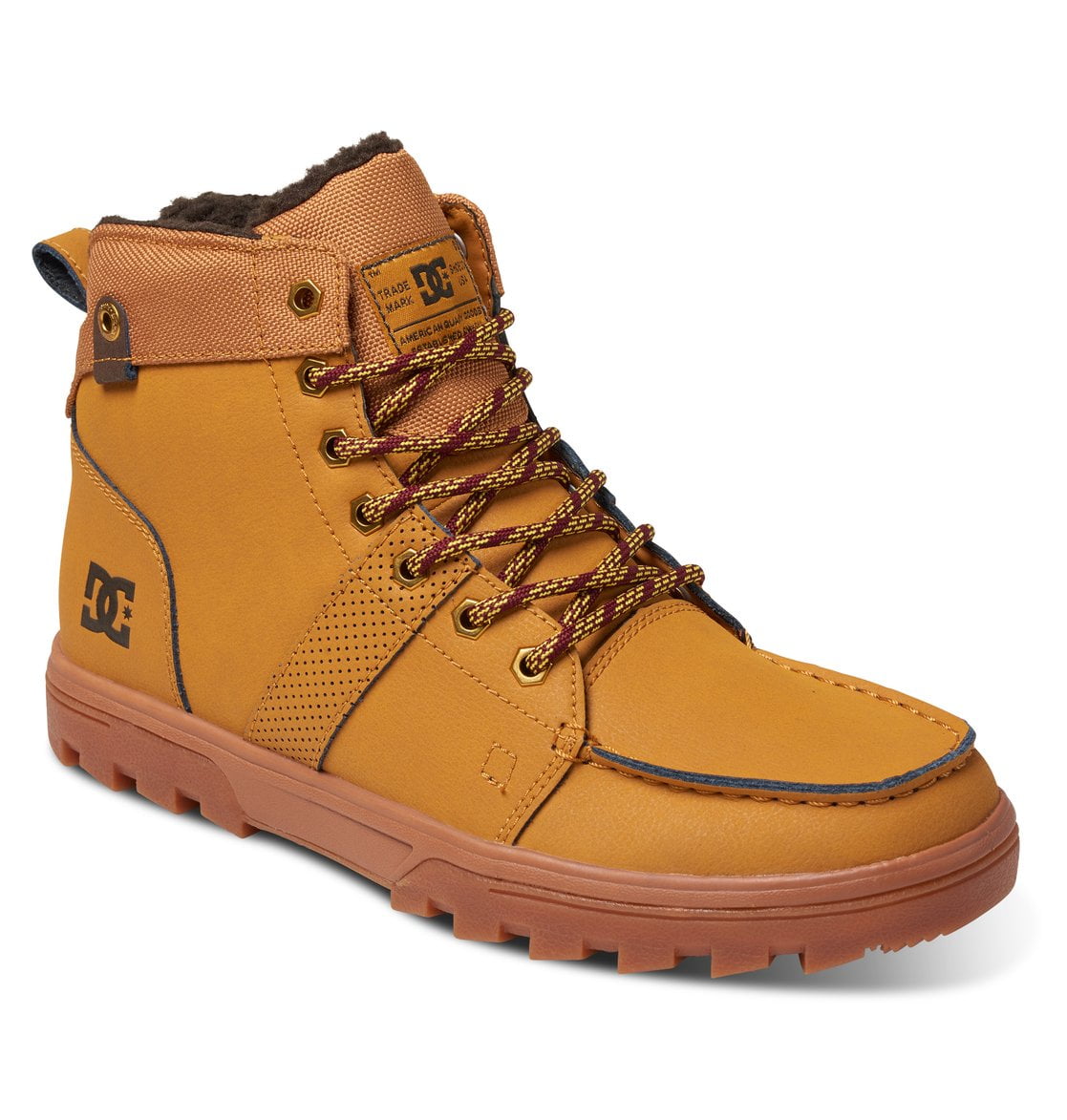 dc men's woodland leather boots