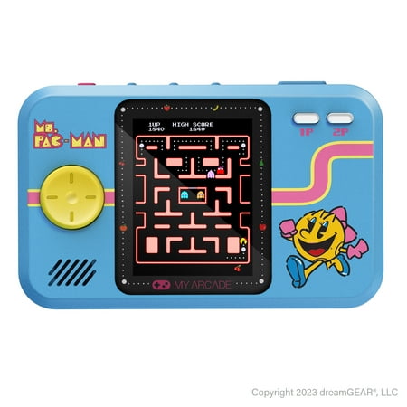 My Arcade - Ms Pac-Man Pocket Player Pro - Pink & Blue