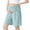 Z1-Blue-frostluinai pajamas shorts, variant on Maternity Linerless Shorts 4" Pockets Comfy Yoga Casual Workout Womens Pregnancy Over The Belly Shorts Adjustable Waist Soft Touch Trousers