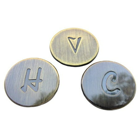 LASCO 0-6045 Price Pfister Windsor Series Hot/Cold/Diverter Handle Buttons, Antique Brass
