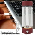 thumbnail image 4 of Hydrogen Ionizer 420mL Portable Hydrogen Rich Water Cup Cable New Technology Glass Water Ionizer, 4 of 8