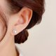 thumbnail image 3 of Pendientes colgantes de hojas de novia de perlas simuladas para mujer, 3 of 4