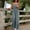 Gray, variant on Dianli Overalls for Women Linen Solid Suspender Jumpsuit with Lace Splice Adjustable Straps Round Neck Casual Wide Leg Pants Elastic Pocket Romper Summer Gray XXL