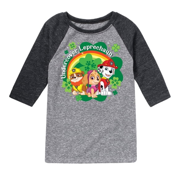 Nickelodeon - Paw Patrol - St. Patrick's Day - Undercover Leprechauns - Toddler And Youth Raglan Graphic T-Shirt