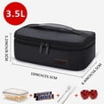 thumbnail image 4 of Gloppie Small Lunch Bag for Men Women Insulated Lunch Box Mini Lunchbox Kids Lunch Box Bag Adult Portable Cooler Bags Reusable Snack Bag Black, 4 of 9