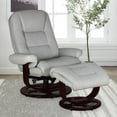 Barcalounger Jacque Swivel Pedestal Recliner w/Ottoman