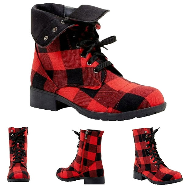 block heel ankle boots lace up