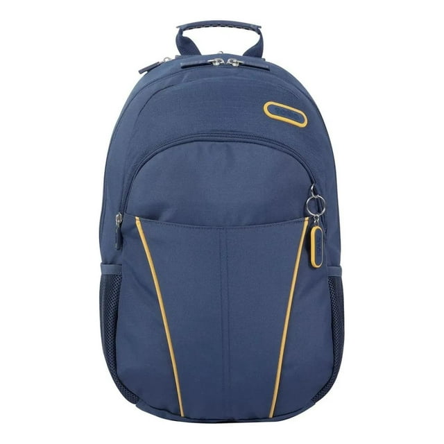 Totto Mochila Ergonómica Grande Porta Laptop 15.4 Repelente A Líquidos Y Organizador Intenro | Escue azul G