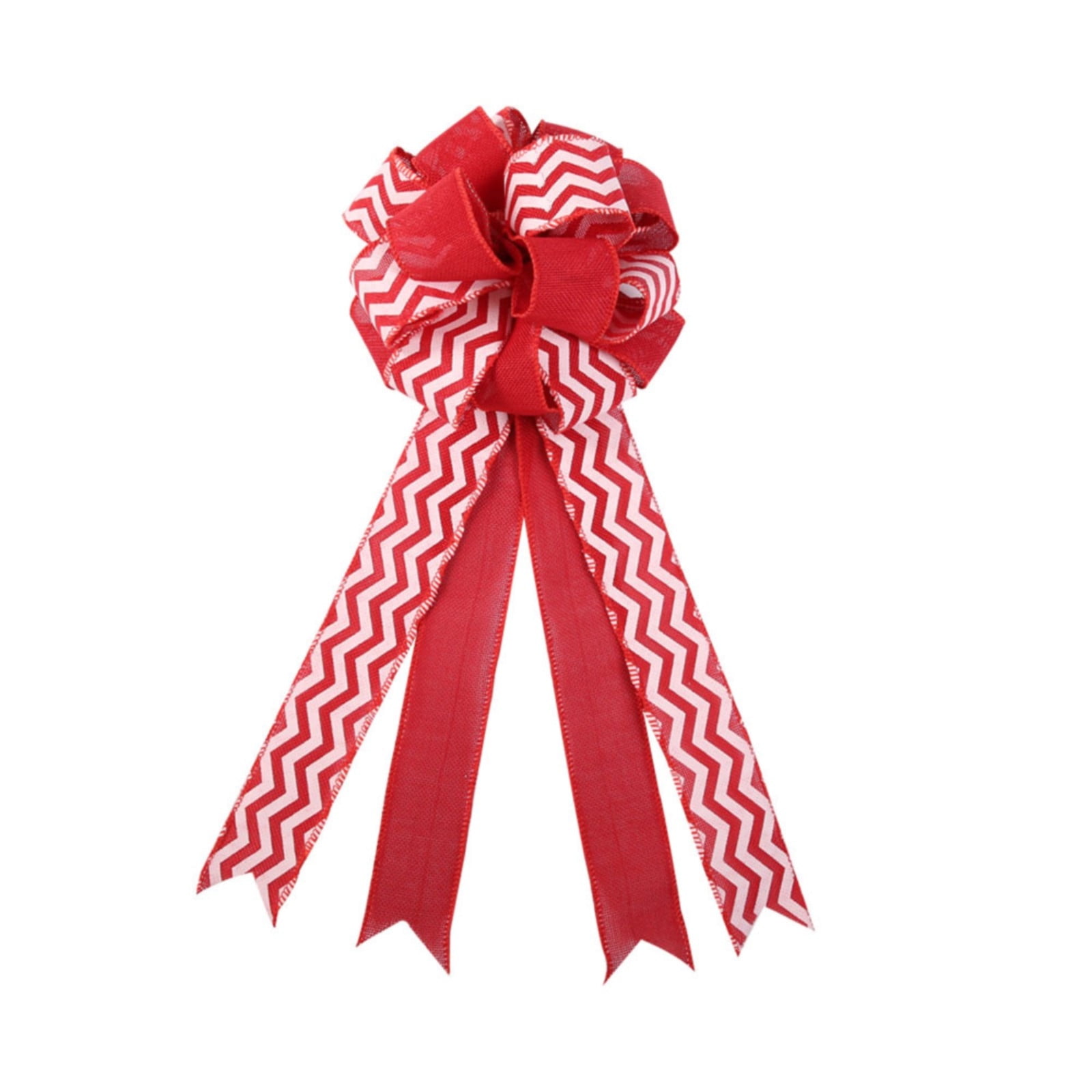 Heiheiup Christmas Tree Topper Red Bow With Long Streamers For Wreath heiheiup-christmas-tree-topper-red-bow-with-long-streamers-for-wreath