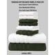 thumbnail image 5 of 8 Piece Towel Set Turkish Cotton Bathroom Super Absorbent 4 Square Towel 2 Face Towel 2 Bath Towel Set Hotel Beauty Salon Sauna, 5 of 5