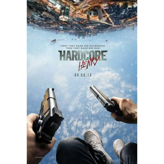 Hardcore Henry Movie Poster 24x36 Art Poster 24x36 Multi-Color Square Adults Poster Time