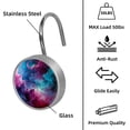 thumbnail image 5 of HemaKayy 12 Pcs Shower Curtain Hooks Bathroom Decorative Accessories Explosion Blue Pink Star Sky Cloud, 5 of 8