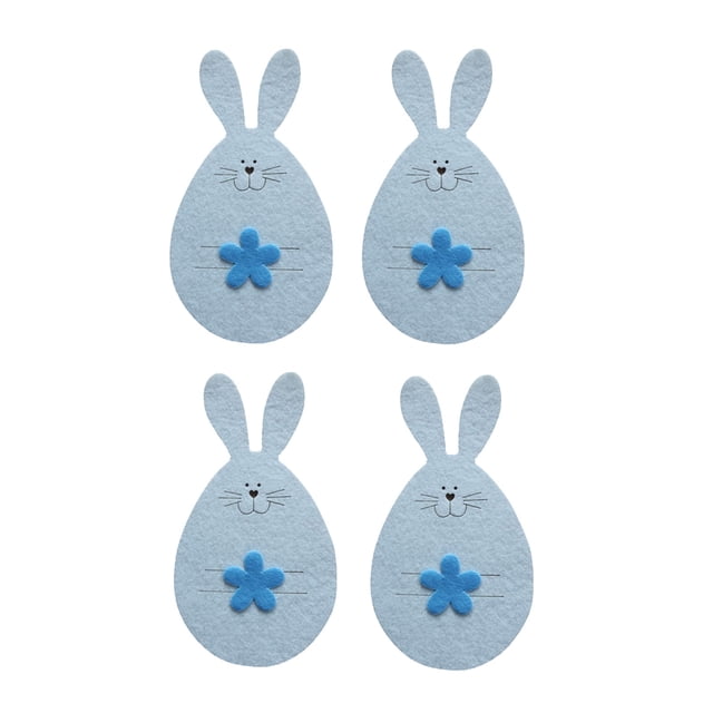 Cheapark Easter Cutlery Bag Set Festive Party Decoration 4pcs