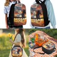 thumbnail image 2 of Jeiento Western Horse Kids Backpack with Lunch Box School Bag for Girls Boys11-12 12-13 Primary Preschool Students Bookbag Lunch Bag Pencil Case Children Schoolbags 3 IN 1, 2 of 7
