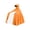 Orange, variant on Waterproof Motorcycle Hooded Rain Poncho Electric Bike Cape, Transparent Visor Reflective Strip Unisex Rain Coat, Full Coverage Loose Cycling Rain Gear For Commute Travel Camp Hike All Weather