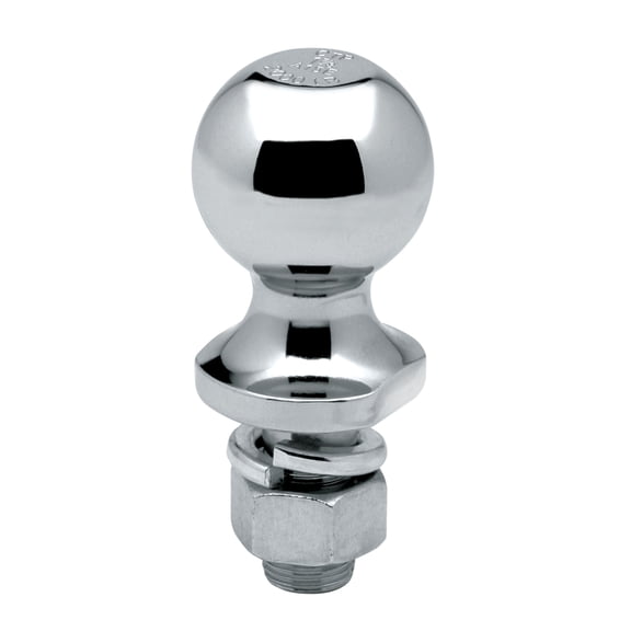 Reese 63909 Packaged Class IV Hitch Ball, Chrome - 2" Ball x 1" x 2-1/8", 7,500 lbs.