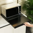 thumbnail image 3 of Kitchen Appliance Sliding Tray, Under Cabinet Countertop Storage Organizer Moving Slider, Carbon Steel Pull Out Organizer Shelf for Kitchen Appliances, Coffee Maker, 3 of 7