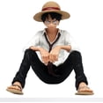 thumbnail image 1 of One Piece Anime Figure Luffy Statue Figure Sitting Posture Anime Statue Doll Sculpture, 1 of 5