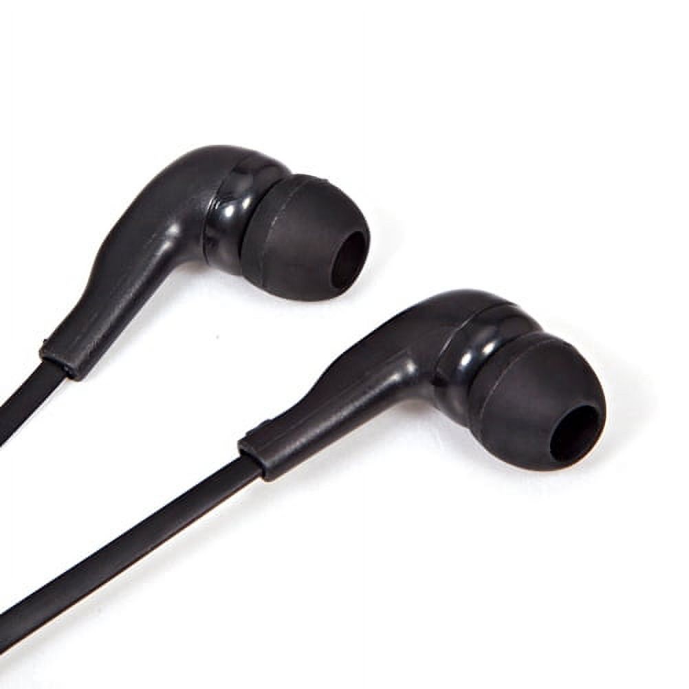 Headset 3.5mm Hands-free Earphones w Mic Earbuds Headphones Sound Isolating In-Ear Stereo Wired [Black] V8L for Nokia Lumia 520 521 530 635 710 810 820 822 830 900 920 925 - image 3 of 5