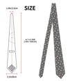 thumbnail image 2 of Fotbe Sparkling Snowflakes Corbata Clásica para Hombre con Estampado – Corbata de Seda Jacquard Tejida, para Negocios, Bodas y Eventos Formales, 2 of 7