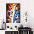 thumbnail image 3 of Póster de S-Sonic H-Hedgehogs en papel impreso para el hogar, sala de estar, dormitorio, entrada, bar, restaurante, cafetería, arte, pintura, decoración, 3 of 5